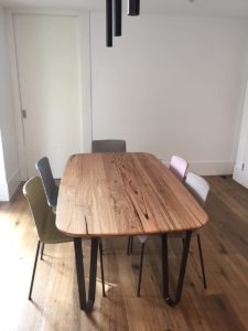 Sabine Wedgetail Edge Stringybark Dining Table