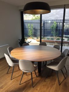 Sabine Circular Dining Table made from Otways Stringybark
