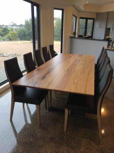 Cirrus Dining Table made from reclaimed Otways Stringybark Timber