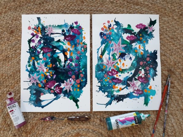 Twisted floral's - Sisters