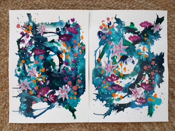 Twisted floral's - Sisters