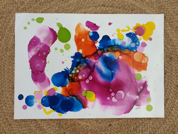Bubbles - Original Alcohol Ink