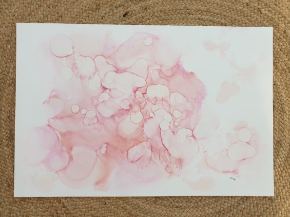 Baby Girl - Original Alcohol Ink